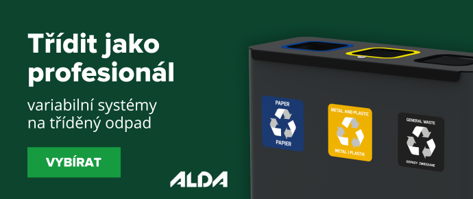 Odpadkové koše na tříděný odpad Alda